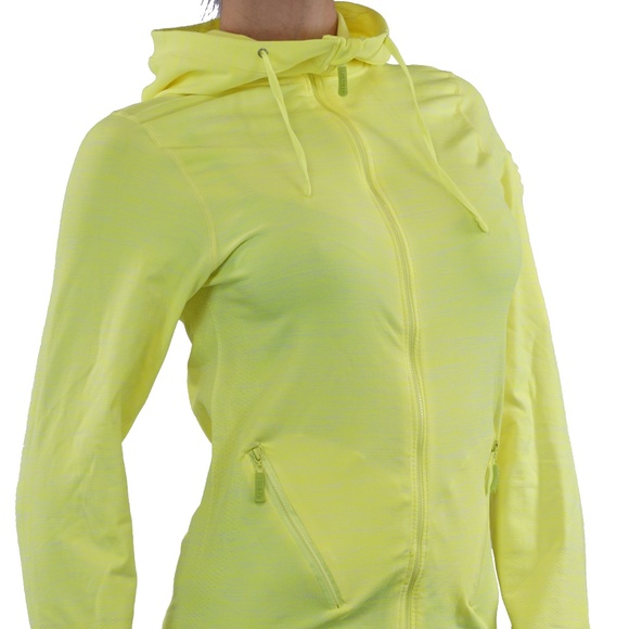 Hoodie with long sleeves & pockets Yellow - Picture 5 of 5